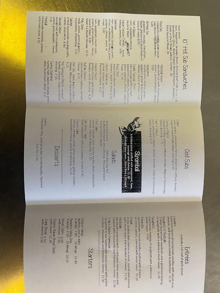 Mineo's Pizza Menu image 1